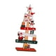 thumbnail image 5 of Adorno de escritorio de árbol de Navidad de madera, placa de letrero navideño artesanal de arte estético, Estilo B, 5 of 9