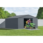 Arrow Classic 14 x 12 x 7 ft Charcoal Steel Storage Shed
