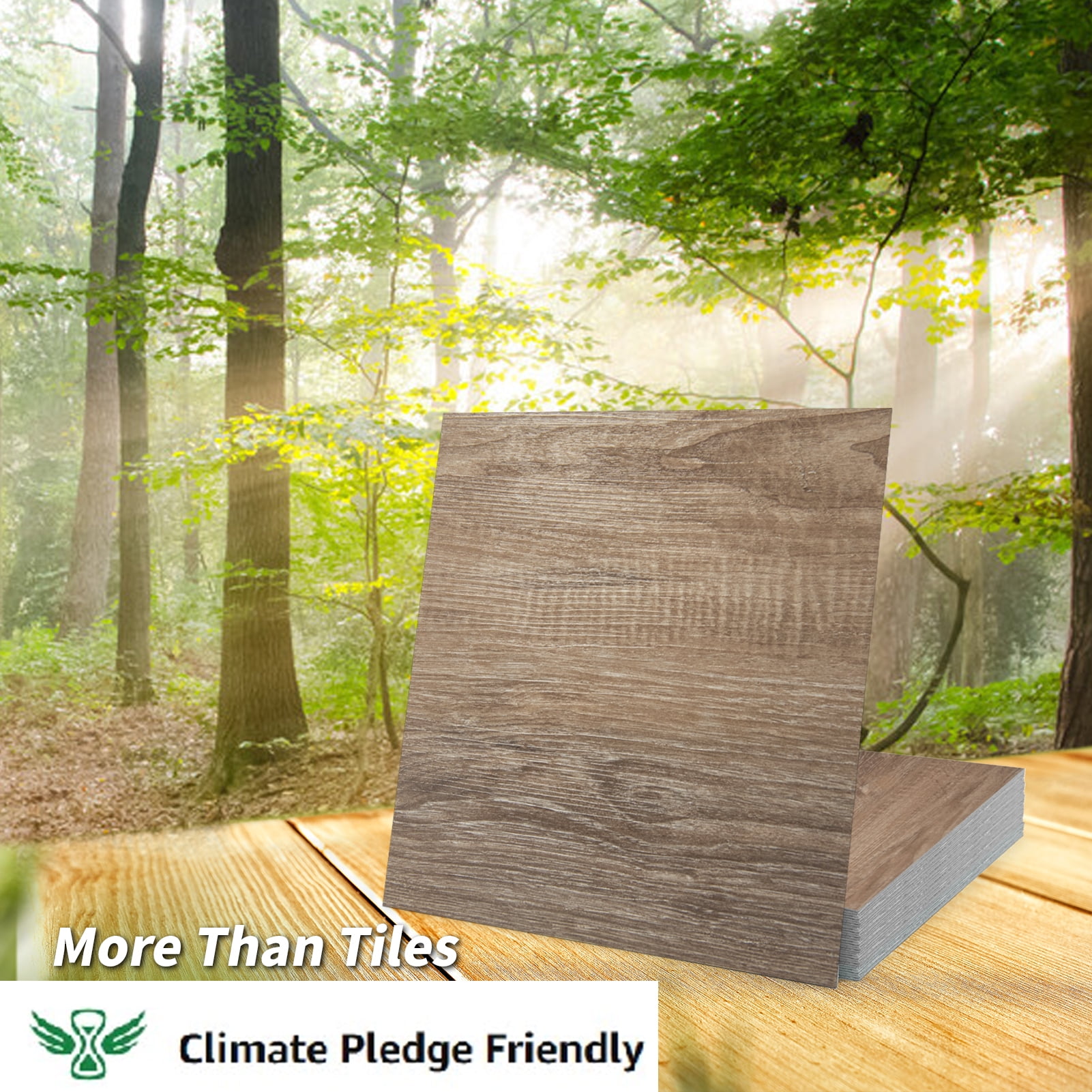 Art3d Peel and Stick Vinyl Floor Tiles 30-Pack 12 x 12 inch, Self Adhesive Waterproof Flooring Wood Planks for Kitchen, Dining Room, Bedrooms, Cover 30 Sq. Ft, Dark Brown Oak