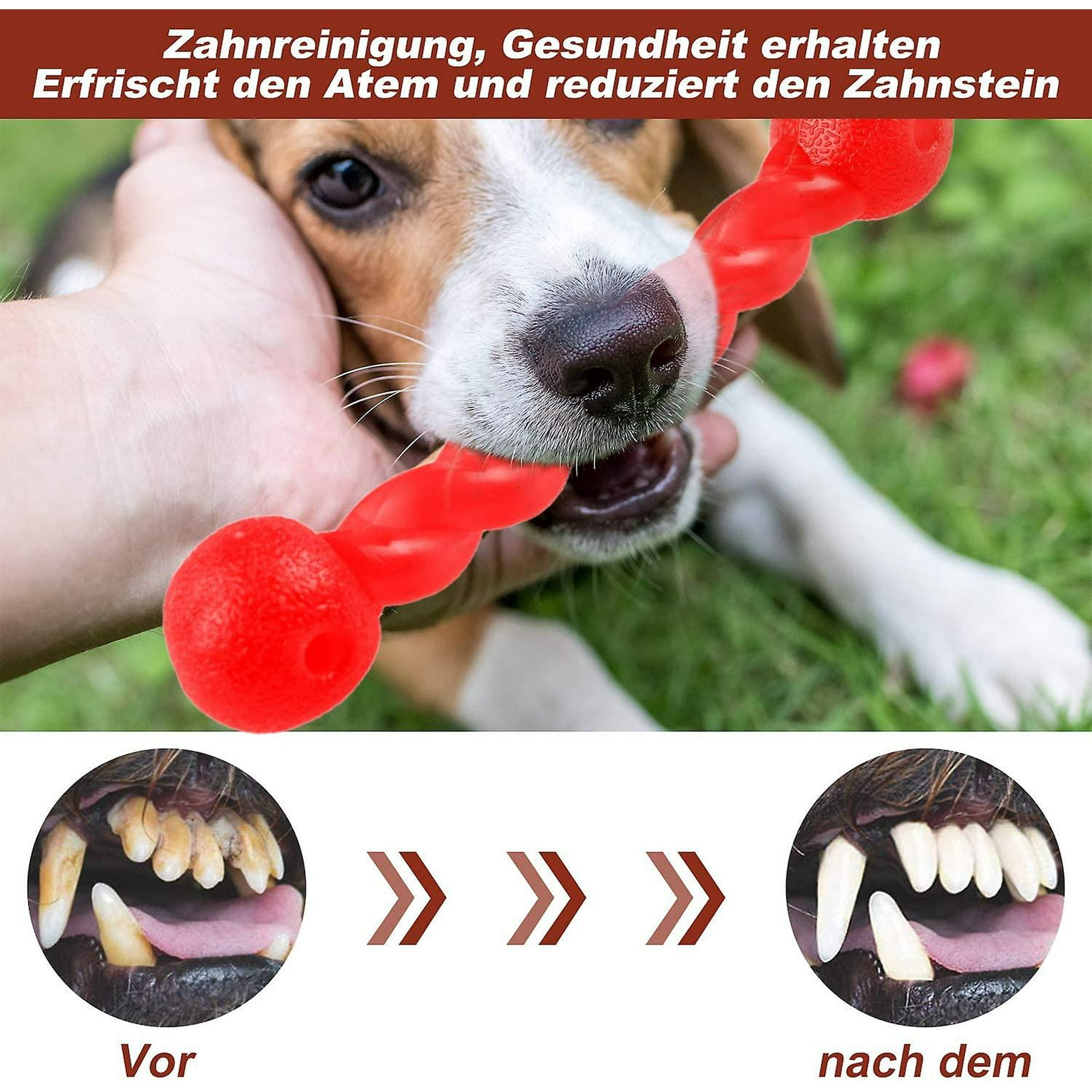 Dog Teeth Toy Rubber Spiral Chew Bone Non toxic Indestructible Dog Molar Stick Puppy Intelligence Toy Soft Bite Resistance Dog Toothbrush Pet Oral Ca
