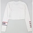 thumbnail image 2 of Camiseta recortada con gráfico Reebok para mujer, blanca, mediana, 2 of 2