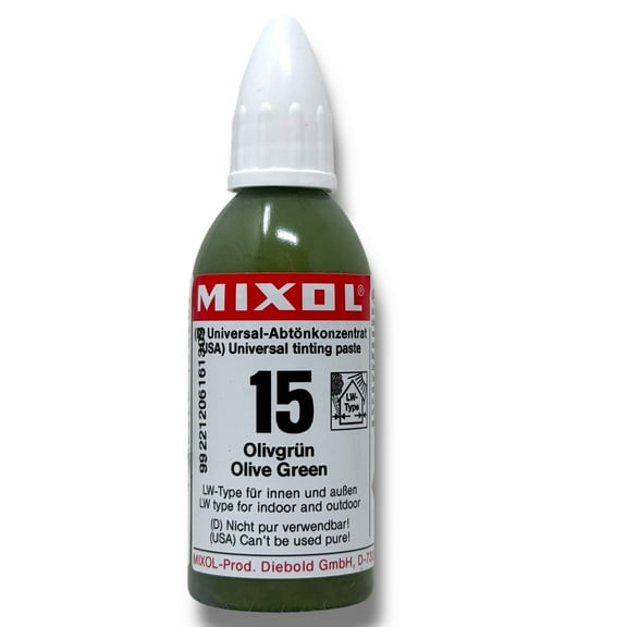 Mixol - A Multipurpose Tinted Base & Universal Colorant ( Olive Green 20ml #15 )