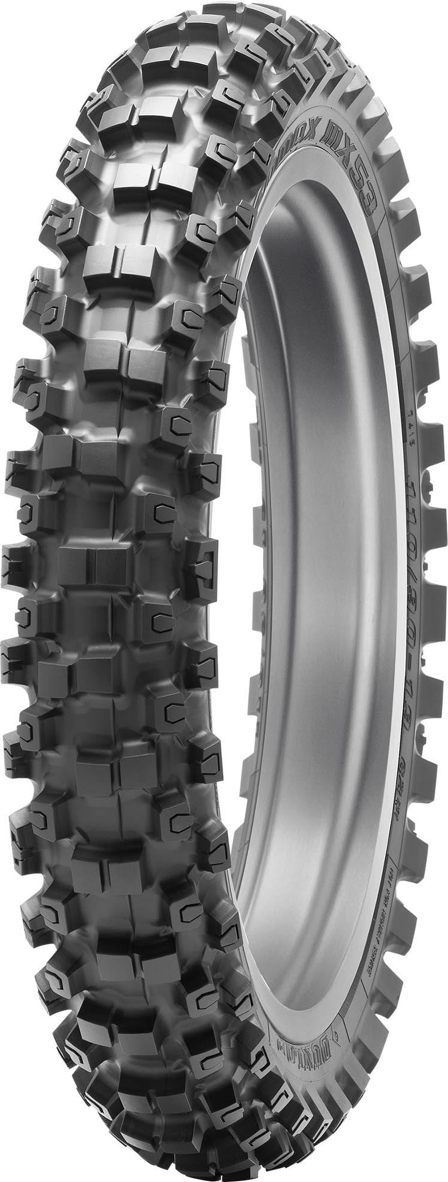 Dunlop, 120/80-19 Geomax MX33 Rear Tire, Soft to Intermediate