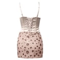 thumbnail image 7 of DHFJKG Party Dresses For Women Sleeveless Sexy Sparkly Sequin Mini Bodycon Summer Square Neck Evening Gown Stylish Dresses, 7 of 7