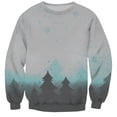 thumbnail image 1 of Playeras Negras Para Hombre Algodon Sudadera Navideña Con Cuello Redondo Y Copos De Nieve, Sin Sombrero, Para Adultos, Deportiva, Informal, 1 of 2