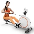thumbnail image 1 of Pro Machine à Ramer Magnétique Capacité de Poids 300lbs, 32 Niveaux de Résistance Silencieuse, Machine à Ramer Bluetooth pour Entraînement à Domicile, 1 of 7