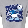 thumbnail image 3 of Disney - Donald Drip - Juniors Cropped Cotton Blend T-Shirt, 3 of 5