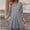 Gray, variant on Ynynloco Long Sleeve for Womens Tops with 2 Pockets Fall Oversized Blouses Pullover Solid Color Dressy Casual T-Shirts Outfits