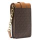 thumbnail image 2 of BOLSA CELULAR MICHAEL KORS ORIGINAL CARMEN SMALL LOGO SMARTPHONE BROWN, 2 of 4