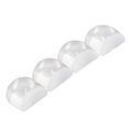 thumbnail image 3 of Tapón De Puerta, 4 Piezas De Amortiguador De Pared De Puerta De Piso Autoadhesivo Para Baño Para Oficina LHCER Acrylic Door Stopper, 3 of 8
