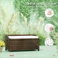 thumbnail image 4 of Olurrisa Storage Box,Outdoor Wicker Storage Bench, 4 of 7