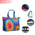 thumbnail image 2 of Colorful Tie Dye Pattern Travel Tote Bags for Women Carry On,Large Weekender Bags for Women Travel,Multi Functional Duffle Bag for Work,Shopping,Sports, 2 of 5