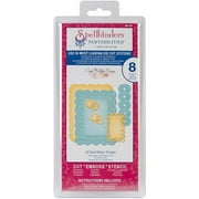 Spellbinders Nestabilities A2 Card Creator Dies-Floral Ribbon Threader
