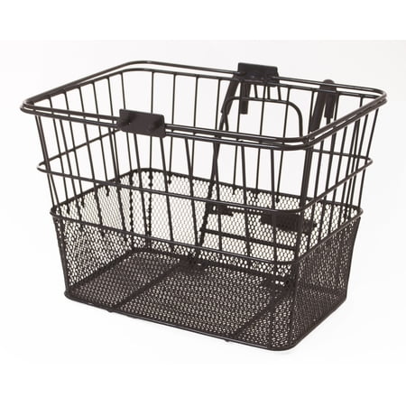 Retrospec Bicycles Detachable Steel Half-Mesh Apollo Basket with Handles