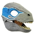 thumbnail image 2 of Máscara Dinosaurio Látex Natural Dinosaurio Raptor para Niños Azul, 2 of 2