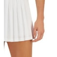 thumbnail image 3 of ID Ideology Womens Active Solid Pleated Skort Bright White M, 3 of 3