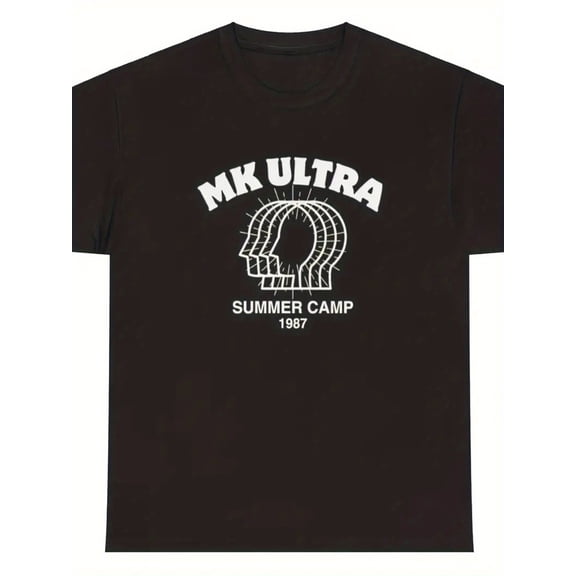 Retro MK Ultra Summer Camp 1987 Graphic Vintage Grunge Y2k Cotton Men's Women's Unisex T-Shirt