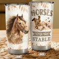 thumbnail image 4 of Vaso aislante de acero inoxidable de 20 oz SANDJEST Horse, 4 of 7