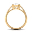 thumbnail image 3 of Rosec Jewels Lab Grown Diamond Engagement Ring with Side Stones - 2 Ct - 8 mm - EF-VS Quality, 18K Yellow Gold, US 10.00, 3 of 9