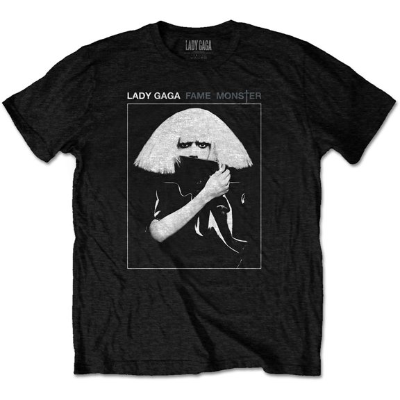 Men's Lady Gaga Fame T-shirt Small Black