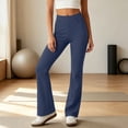 thumbnail image 6 of Women's Stretch Straight Leg Dress Work Pants Business Casual Trousers Breathable Yoga Pants, 6 of 9