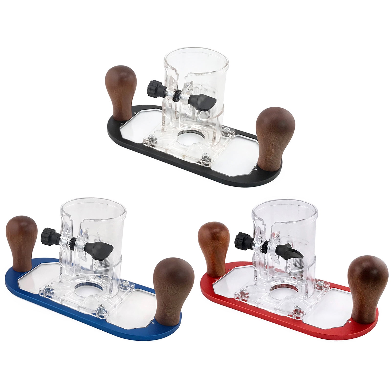Professional Woodworking Router Base Stabilizers With Clear Cover Adjustable Blade Depth Durability Construction