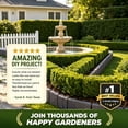 thumbnail image 2 of Faux Imitation Stone Garden Edging Border, No Dig Landscape Edging for Lawn, Flower Bed, Yard Landscaping, DIY Decorative Stone Garden Fence for Outdoor Pathway Patio(Orange), 2 of 9