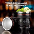 thumbnail image 2 of Termo En Forma Lente Fotográfico mantiene 12 horas frio o caliente doble capa al vacio, 2 of 9