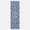 Celtic Blue Multi-2'x8', variant on Celtic Blue Multi 2'x6' Runner Rug Boho Floral Indoor Outdoor Low Pile Floor Mat