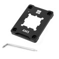 thumbnail image 1 of Intel 12Th 13 Th CPU Bending Corrector Frame Protector LGA1700/1800 Buckle Fix Substitute CNC Aluminum Black V2, 1 of 6