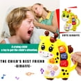 thumbnail image 3 of MesaSe 1pc Interactive Music Toy  Giraffe Piano with Light  Educational Learning Tool  Adjustable Volume  Hand Eye Coordination  Color Awareness  for Toddlers  Birthday & Halloween Gift, 3 of 7