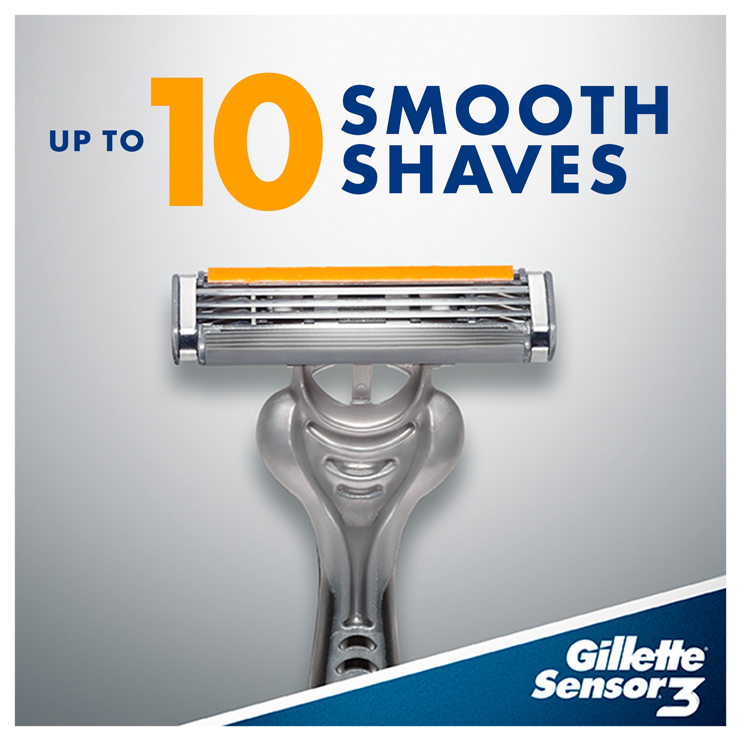 Gillette Sensor3 Men’s Disposable Razors, 4 plus 2 Bonus Razors