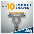 Gillette Sensor3 Men's Disposable Razors, 4 plus 2 Bonus Razors