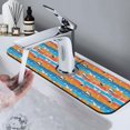 thumbnail image 7 of Pofeuu Shark On Line Print Splash Guard for Sink Faucet Sink Gadgets-Splash Guard Behind Faucet Drip Catcher for Kitchen, Bathroom,Sink Mat, 7 of 7