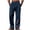 Navy, variant on Szhihuiw Mens Casual Pants Lightweight Elastic Waist Wide Leg Trousers with Pockets Plus Size Fashion