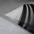 thumbnail image 5 of Set of 4 Throw Pillow Covers Modern Abstract Red Stripes Gray Black White Acrylic Bold Grey Decorative Pillow Cases Home Decor Square 18x18 Inches Pillowcases, 5 of 6