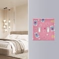 thumbnail image 4 of Yayeee Toggle Light Switch Wall Plate 2-Gang 4.56"x4.48" Decorative Outlet Cover, Love Connection, 4 of 7