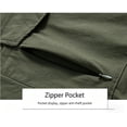 thumbnail image 6 of Men Long Sleeve Utility Button Down Shirts, Multi Chest Pocket Relaxed Fit Outdoor Work Tactical Shirts, 6 of 6