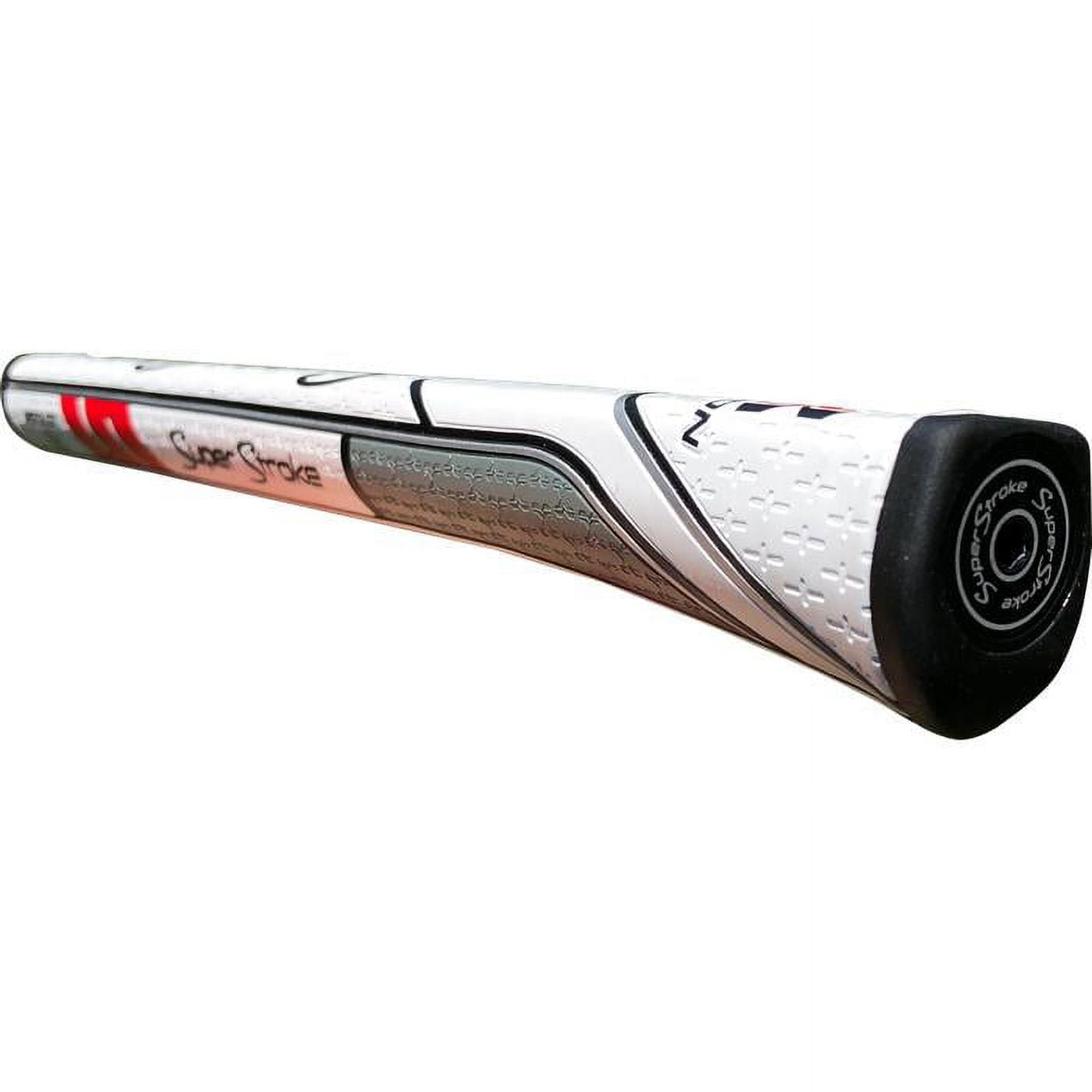 (071130) SuperStroke Traxion Pistol GT Tour Golf Putter Grip, Red/White/Blue Pistol GT Tour