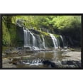 thumbnail image 2 of Purakaunui Falls Beautiful Waterfall Within Dense, Framed Art Print Wall Art Sold by Art.Com, 2 of 6