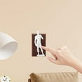 thumbnail image 4 of Placa de pared con interruptor, placa de pared de plástico, placa con diseño de estatua de hombre, placa creativa, cubierta, 4 of 8