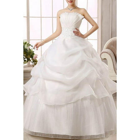 Unomatch Junior Off Shoulder Ball Gown Sexy Wedding Dress