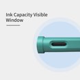 thumbnail image 2 of Amdohai Fountain Pen with Ink Cartridge Morandi Metal Pen Case Iridium Pen Tip Appearance 0.38mm Nib Smooth Flow for Note Taking Drawing Calligraphy Art, 2 of 8