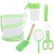 thumbnail image 1 of Insect Enclosure Butterfly Habitat Cage Garden Cage Children 17x16cm Round Shell Plastic Mesh Camping Tool 1 Set, 1 of 5