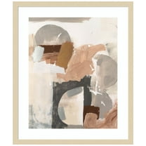 Amanti Art Macchiato II Wood Framed Wall Art Print