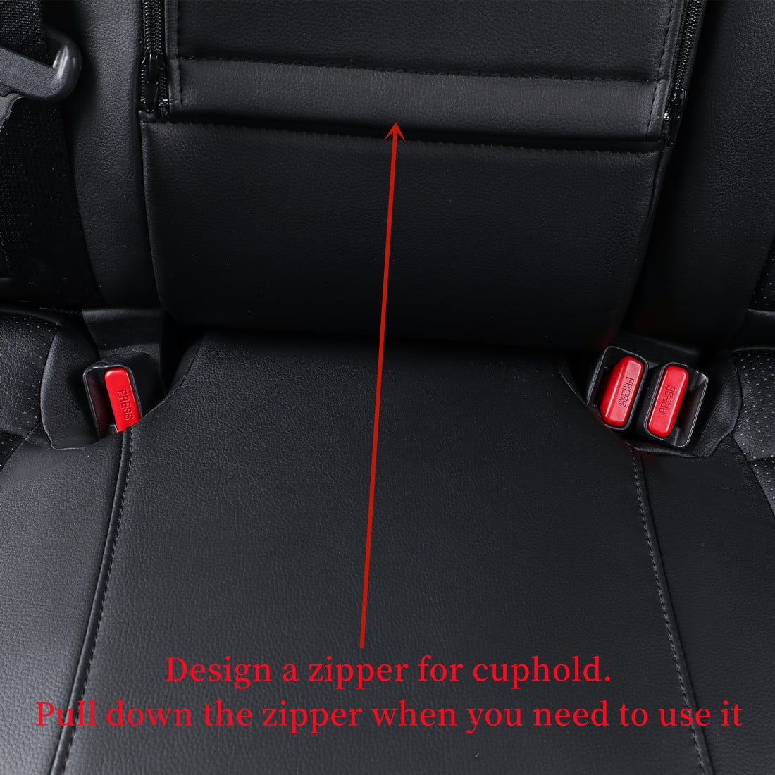 Coverdream Custom Fit Corolla Car Seat Covers for Toyota Corolla S SE XSE Sedan 2014 2015 2016 2017 2018 2019 - Leatherette (Black,Full Set)