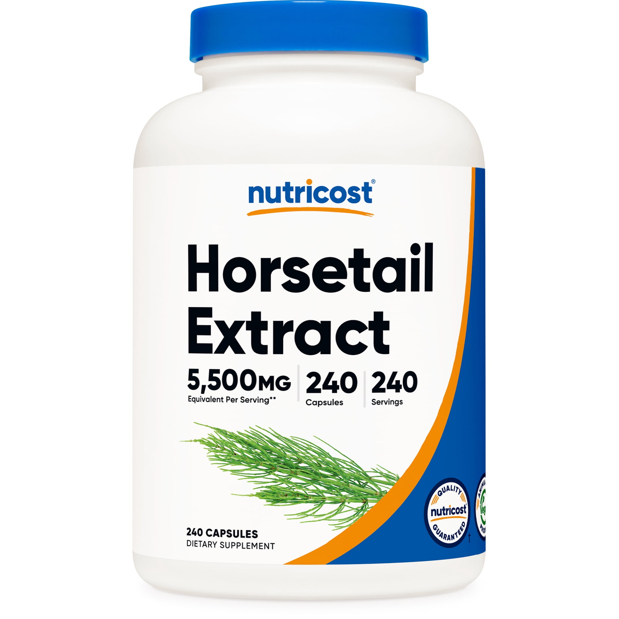Nutricost Horsetail Extract Capsules (5,500 MG Equivalent Per Serving, 240 Servings) - Non GMO, Vegan