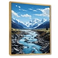 thumbnail image 2 of Designart "National Park Canada Kluane I" Canada Floater Framed Canvas Print, 2 of 7