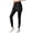 Black, variant on Women’s High Waist 2 in 1 Yoga Pants Slim Fit Quick Dry Breathable Workout Leggings with Outer Shorts for Gym Training, Jogging and Daily Wear Khaki