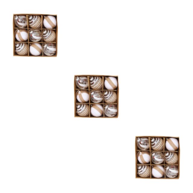 Decodeary Christmas Hanging Ball Tree Trinket For Festive Decorations Christmas Themed 5 3Set